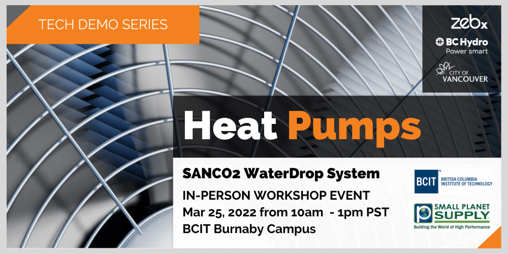 ZEBx & BCIT Tech Demo Series The SANCO2 WaterDrop System B.C